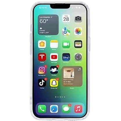 Magnetic Case for iPhone 14 Plus 6.7 inch Compatible with MagSafe, Hard Acrylic Soft TPU Transparent Shockproof Shell