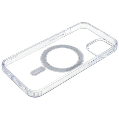 Magnetic Case for iPhone 14 Plus 6.7 inch Compatible with MagSafe, Hard Acrylic Soft TPU Transparent Shockproof Shell
