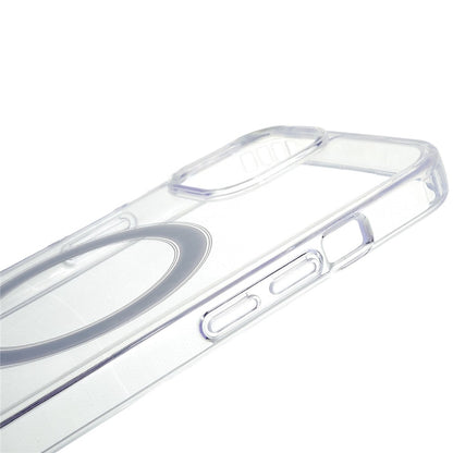 Magnetic Case for iPhone 14 Plus 6.7 inch Compatible with MagSafe, Hard Acrylic Soft TPU Transparent Shockproof Shell