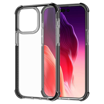 For iPhone 15 Pro Case Four Corners Anti Drop Clear TPU + TPE + PC Phone Coverr