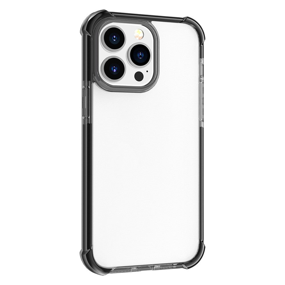 For iPhone 15 Pro Case Four Corners Anti Drop Clear TPU + TPE + PC Phone Coverr