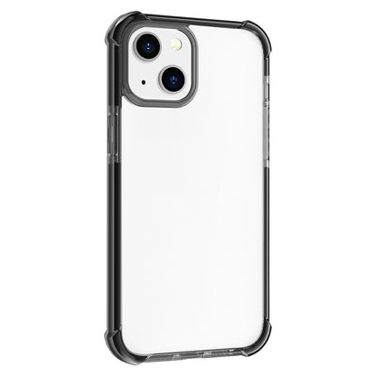 For iPhone 15 Case Four Corners Anti Drop Clear TPU + TPE + PC Phone Cover