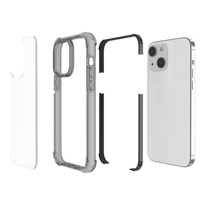 For iPhone 15 Case Four Corners Anti Drop Clear TPU + TPE + PC Phone Cover