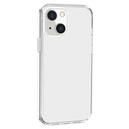 Transparent Phone Case for iPhone 15 , Hard PC + Soft TPU Case Anti-scratch Hybrid Cover