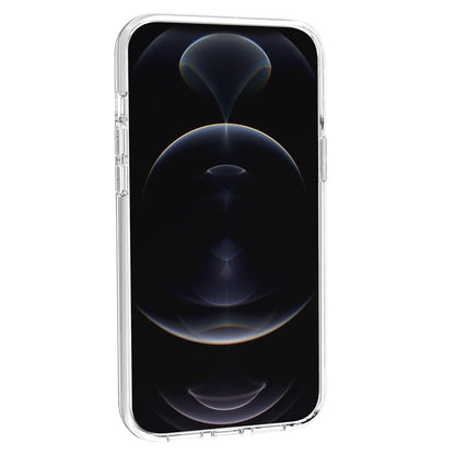 Phone Case for iPhone 15 Plus , Transparent Hard PC + Soft TPU Case Hybrid Cover