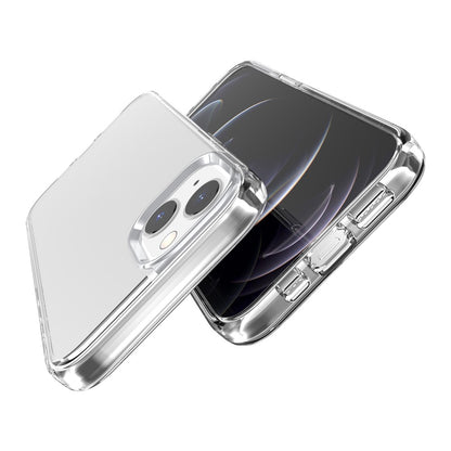 Phone Case for iPhone 15 Plus , Transparent Hard PC + Soft TPU Case Hybrid Cover