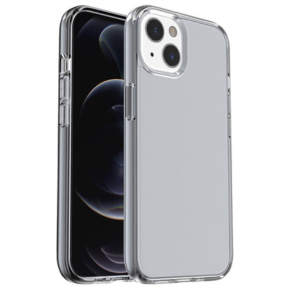 Phone Case for iPhone 15 Plus , Transparent Hard PC + Soft TPU Case Hybrid Cover