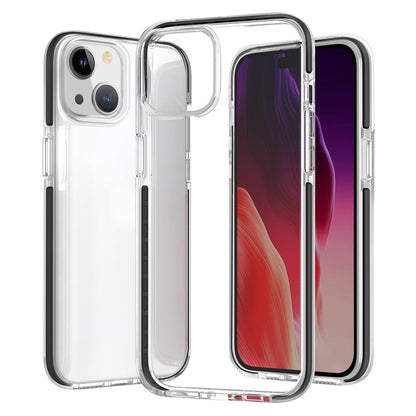 For iPhone 15 Plus Anti-Scratch Phone Cover Clear Slim Dustproof TPU+TPE Mobile Phone Case Shell