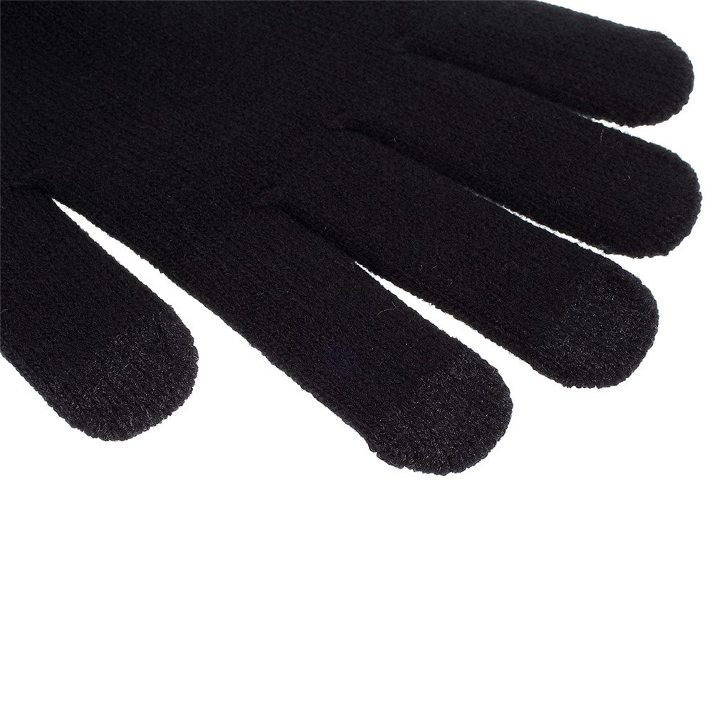 Women Touch Screen Glove Winter Warm Thick Knit for Smartphone Tablet One Size