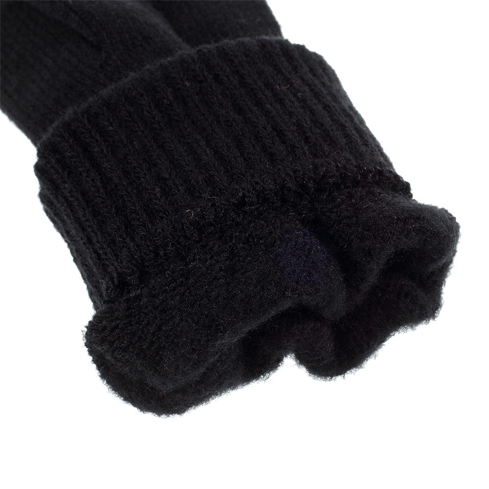 Women Touch Screen Glove Winter Warm Thick Knit for Smartphone Tablet One Size