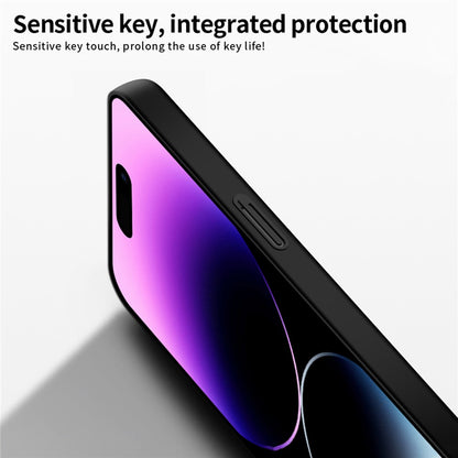 PINWUYO PC Series for iPhone 14 Pro Max Shockproof Phone Case Matte Hard PC Cover with Magnetic Ring Holder