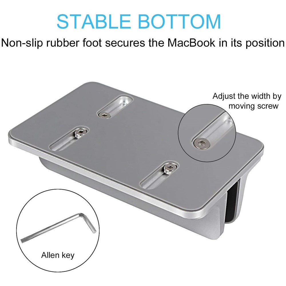 Aluminum Alloy Vertical Laptop Stand Adjustable Desktop Holder