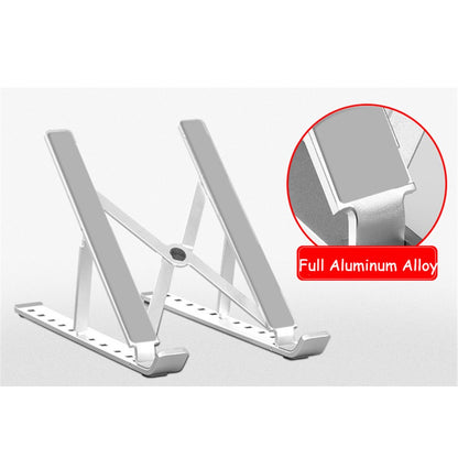 Foldable Aluminium Alloy Desktop Holder Stand for iPad 9.7 (2018), etc