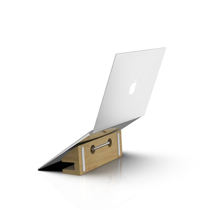 DIROSE Wooden Desktop Mount Stand for Notebook/Macbook