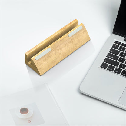 DIROSE Wooden Desktop Mount Stand for Notebook/Macbook