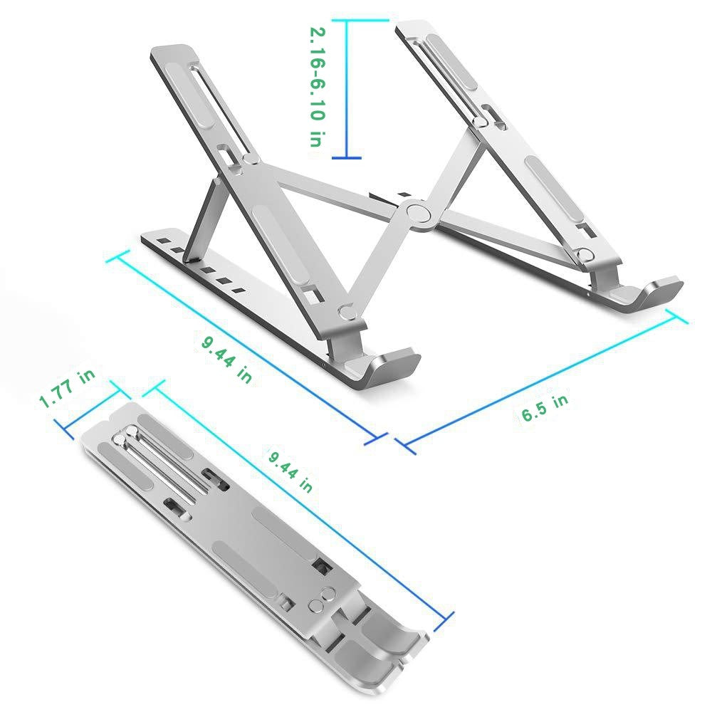 Z21 Aluminum Alloy Multi-angle Adjustable Laptop Stand Holder Foldable Notebook Desktop Bracket