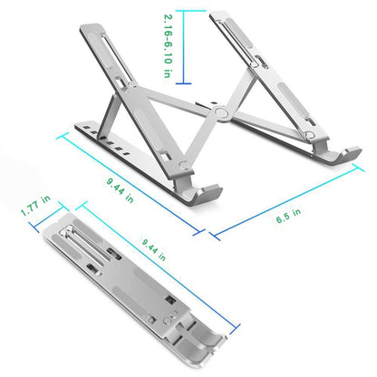 Z21 Aluminum Alloy Multi-angle Adjustable Laptop Stand Holder Foldable Notebook Desktop Bracket