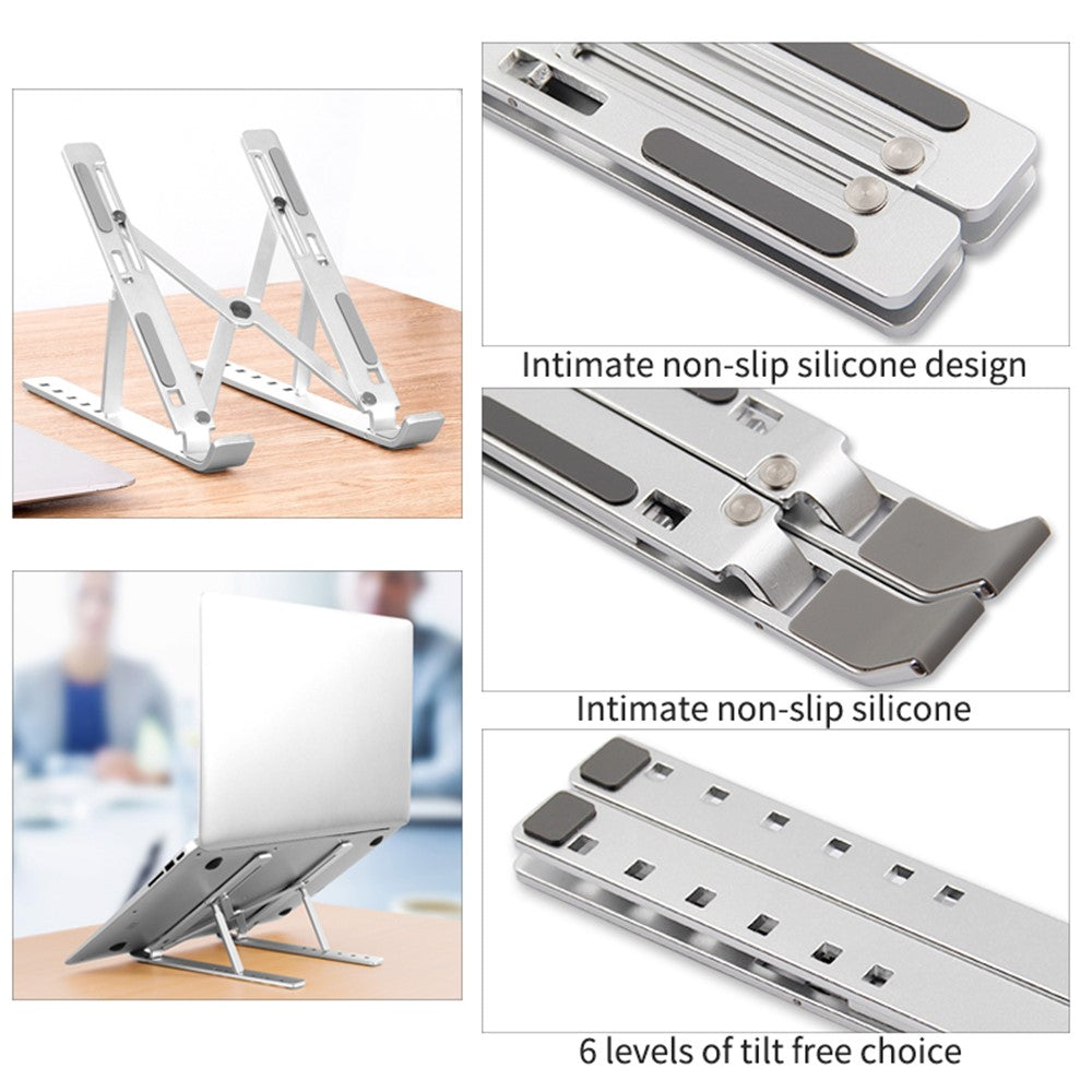 Z21 Aluminum Alloy Multi-angle Adjustable Laptop Stand Holder Foldable Notebook Desktop Bracket