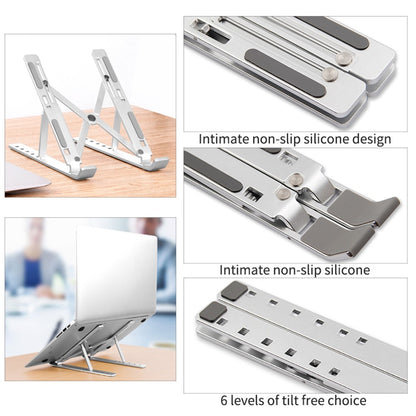 Z21 Aluminum Alloy Multi-angle Adjustable Laptop Stand Holder Foldable Notebook Desktop Bracket