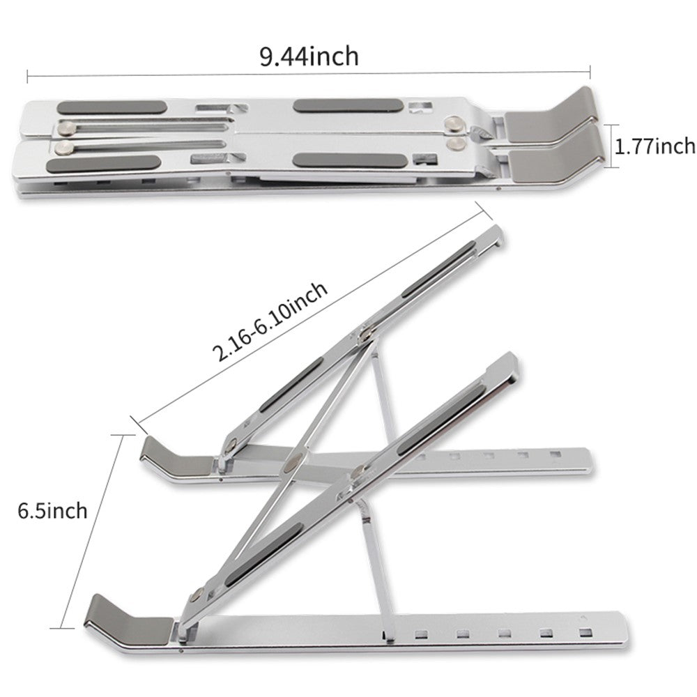 Z21 Aluminum Alloy Multi-angle Adjustable Laptop Stand Holder Foldable Notebook Desktop Bracket