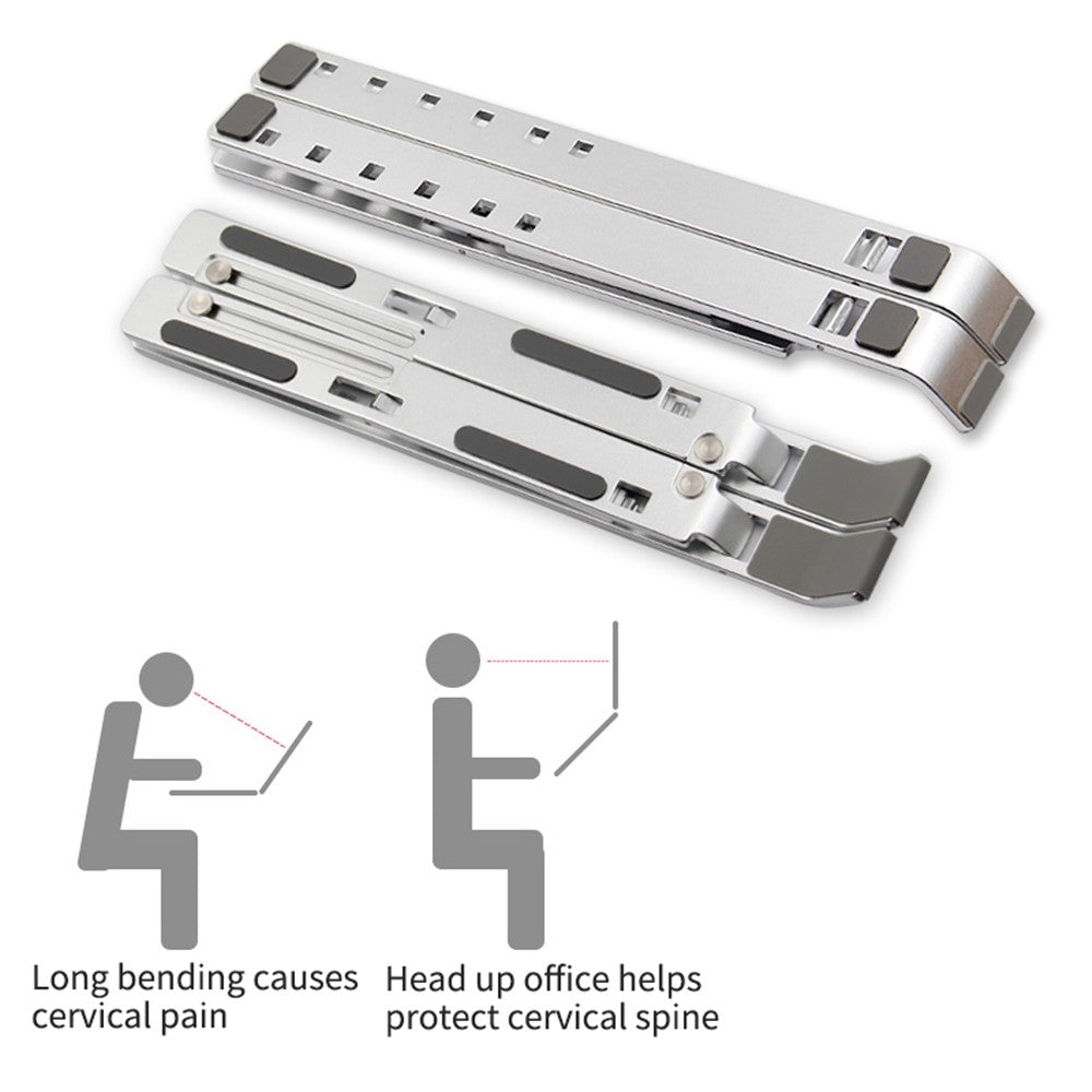 Z21 Aluminum Alloy Multi-angle Adjustable Laptop Stand Holder Foldable Notebook Desktop Bracket
