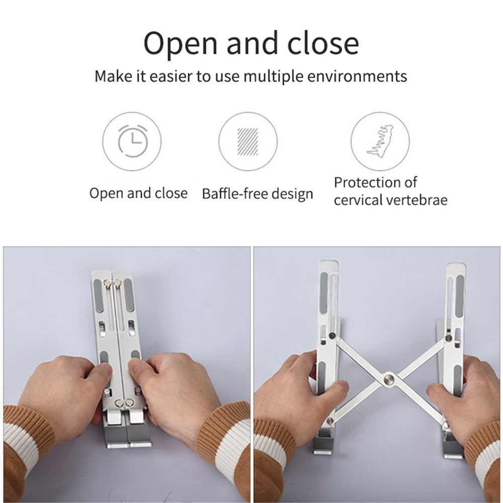 Z21 Aluminum Alloy Multi-angle Adjustable Laptop Stand Holder Foldable Notebook Desktop Bracket