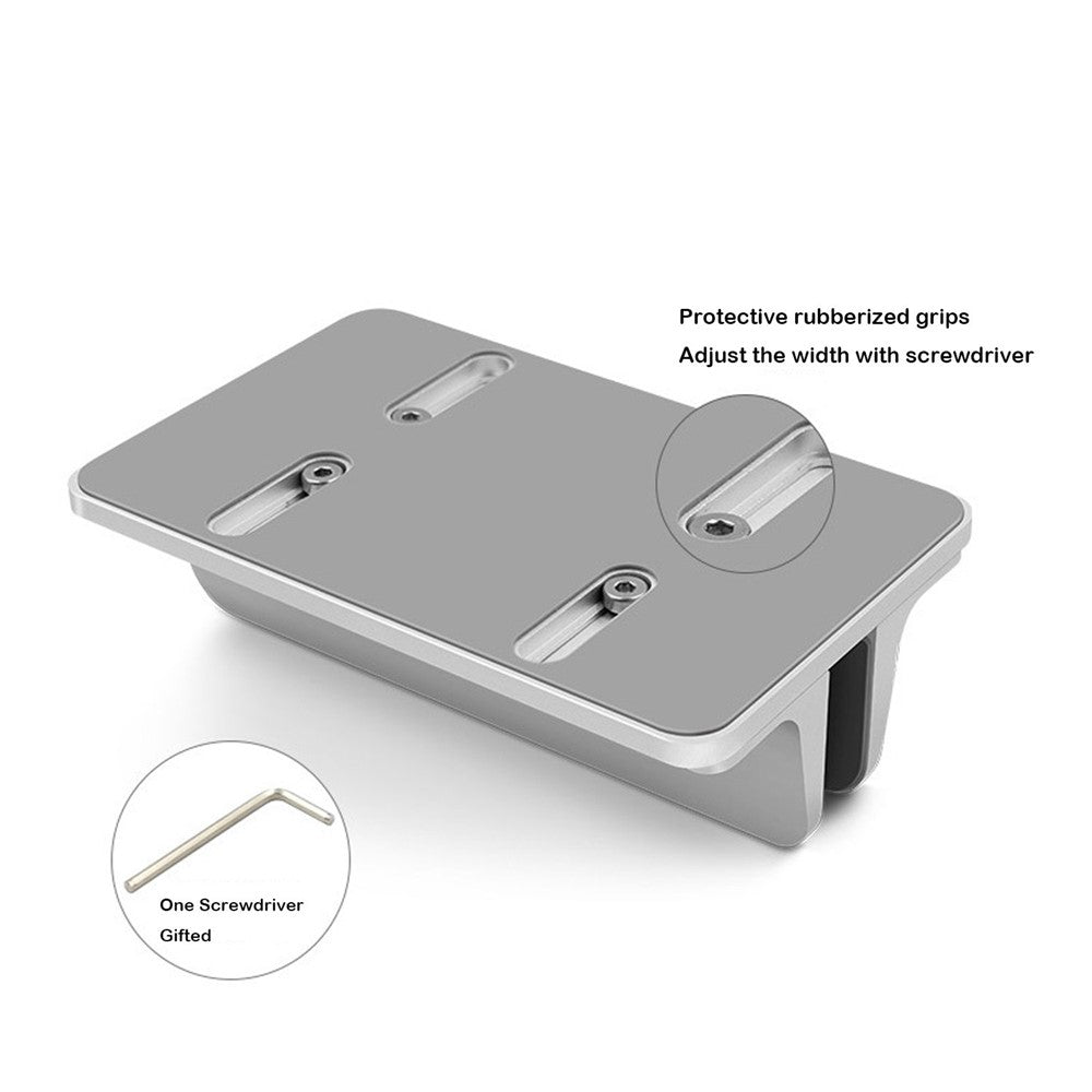 Vertical Laptop Stand Dock Desktop Aluminum Alloy Stand with Adjustable Width