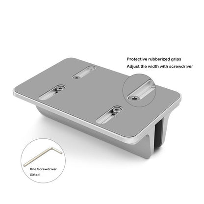 Vertical Laptop Stand Dock Desktop Aluminum Alloy Stand with Adjustable Width