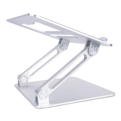 Aluminum Alloy Hollow Heat Dissipation Folding Notebook Stand Adjustable Laptop Stand for Laptop Within 17 inches