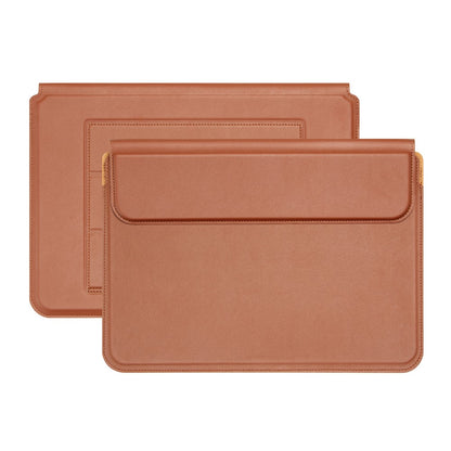 PU Leather Waterproof Laptop Sleeve Bag Horizontal Carrying Pouch for MacBook Air 13.3 inch