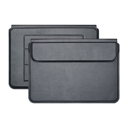 Stylish Waterproof PU Leather Notebook Sleeve Bag Laptop Horizontal Carrying Pouch for 15.4 inches Laptop