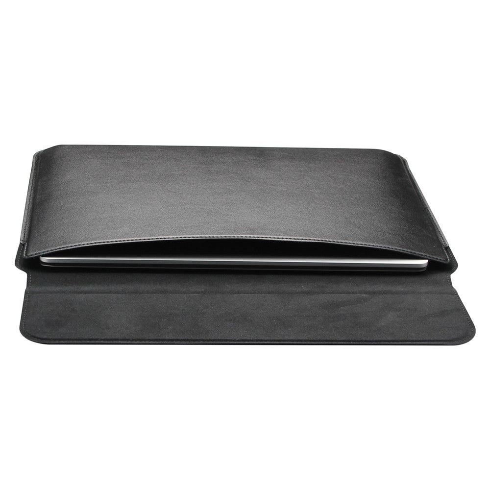 Stylish Waterproof PU Leather Notebook Sleeve Bag Laptop Horizontal Carrying Pouch for 15.4 inches Laptop