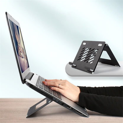 A37 Laptop Stand Metal Ergonomic Foldable Computer Stand Riser Holder Notebook Stand