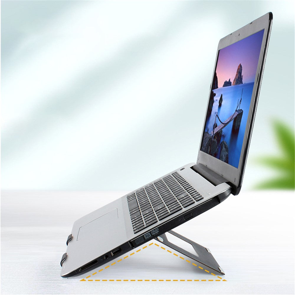 A37 Laptop Stand Metal Ergonomic Foldable Computer Stand Riser Holder Notebook Stand