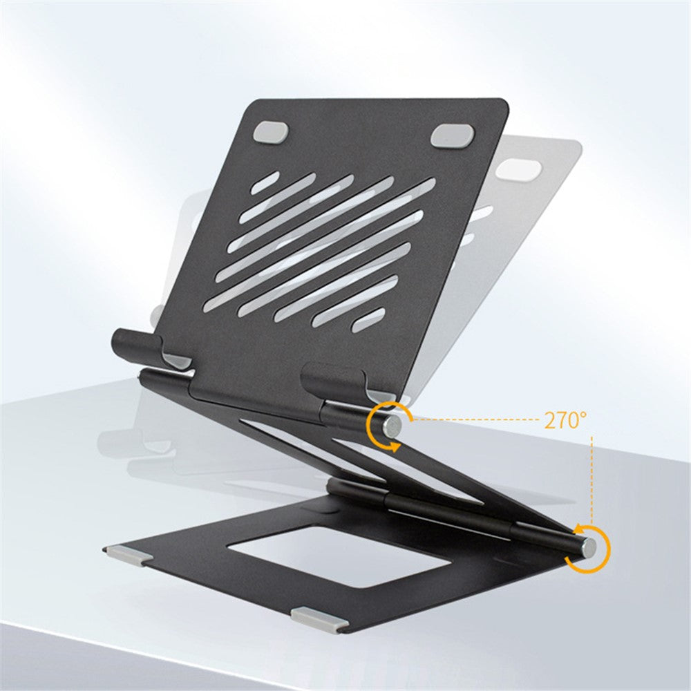 A37 Laptop Stand Metal Ergonomic Foldable Computer Stand Riser Holder Notebook Stand