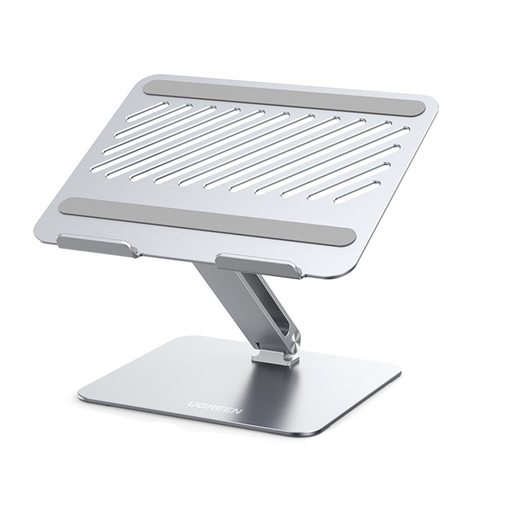 UGREEN 40291 Folding Aluminum Laptop Stand with Multi-Angle Adjustable Portable Desktop Tablet Holder for MacBook Air Pro Computers