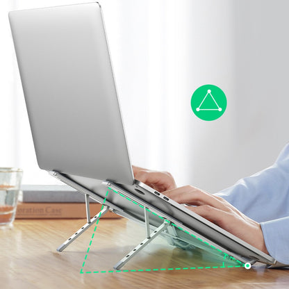 UGREEN 20642 Adjustable Folding Aluminum Laptop Stand Multi-Angle Portable Desktop Computer Holder for MacBook Air Pro Laptops