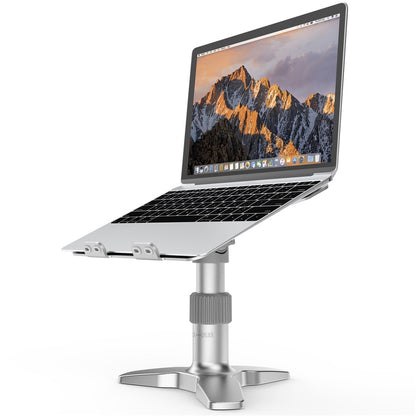 L2 Aluminum Laptop Stand Multi-Angle Adjustable Portable Desktop Tablet Holder with Heat Dissipation Hole for MacBook Air Pro/iPad