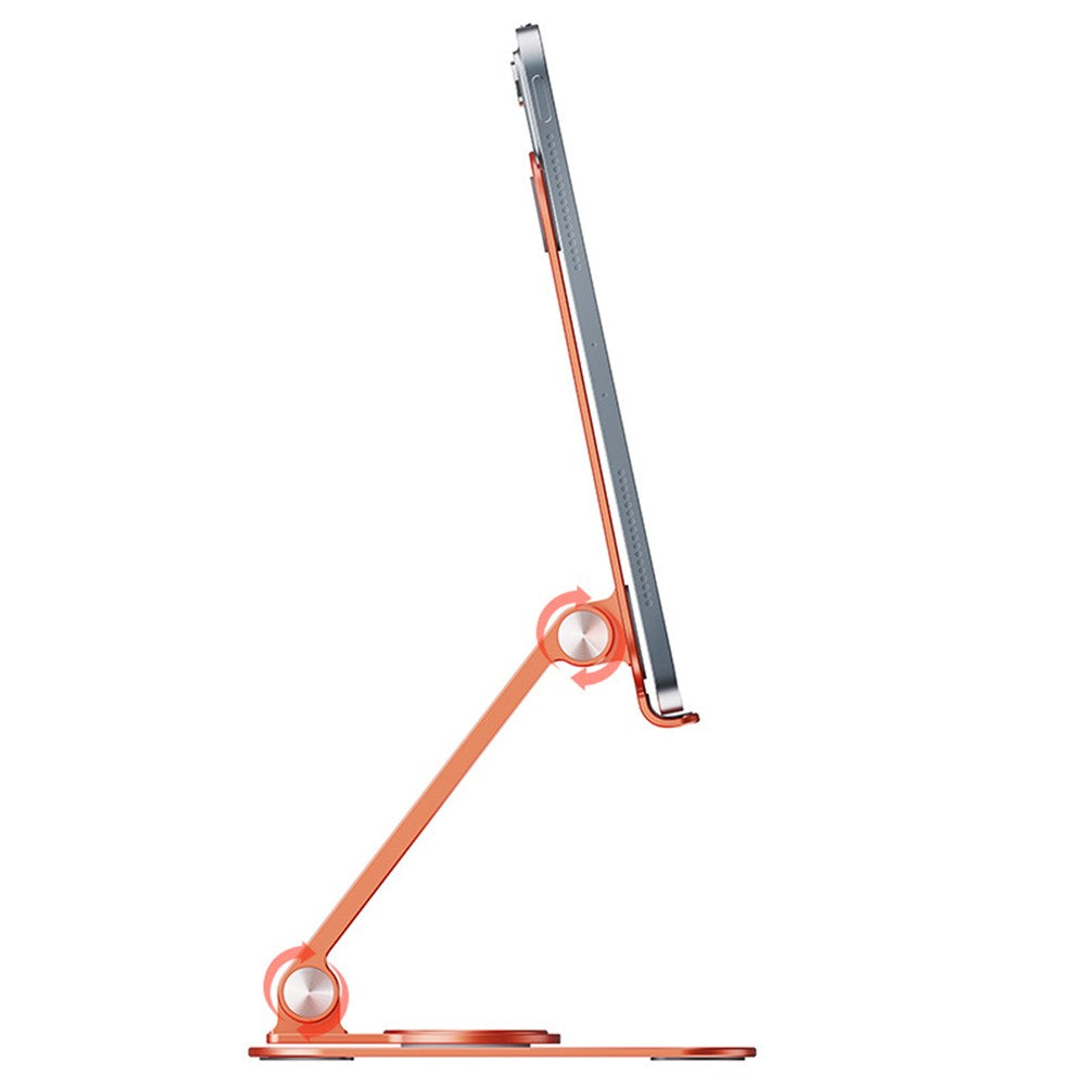 BONERUY L04mini 360 Degree Rotating Tablet Holder Hollow Heat Dissipation Aluminum Alloy Foldable Cradle for iPad