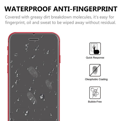 For iPhone 7 / 8 / SE (2020) / SE (2022) 4.7 inch 2.5D Arc Edge 9H Hardness Anti-explosion Dustproof Tempered Glass Screen Film