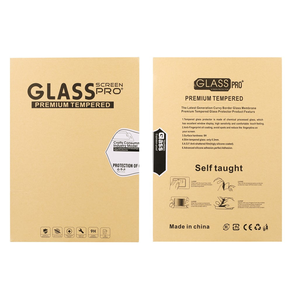 Anti-Scratch Ultra Clear Arc Edge Premium Tempered Glass Full Screen Film for Samsung Galaxy Tab S11 / S10 Lite / S10 FE / S9 FE / S9 / S8 / S7