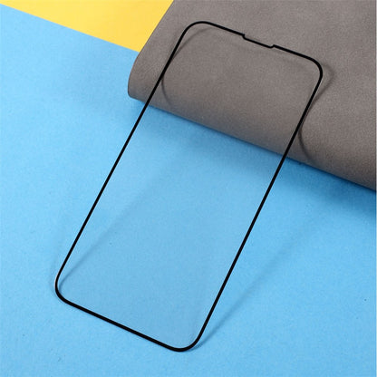 RURIHAI for iPhone 13 / 13 Pro / 14 Full Glue Full Size Solid Defense Tempered Glass Screen Protector 9H 0.26mm 2.5D Arc Film