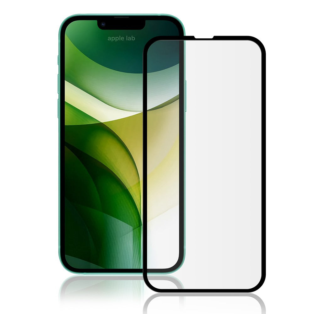 AMORUS Silk Printing High Definition Full Glue Tempered Glass Film Full Screen Covering Protector for iPhone 13 Pro Max / 14 Plus