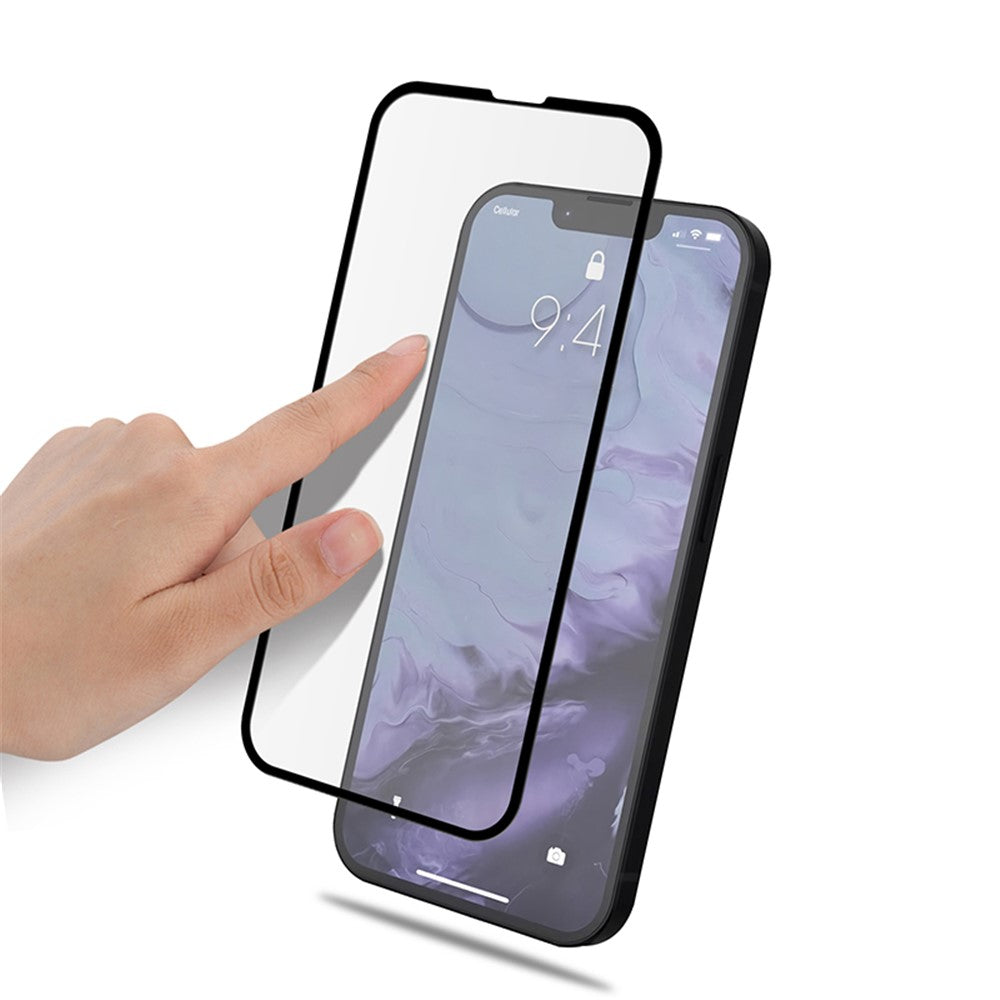 MOCOLO 3D Curved Tempered Glass Screen Protector for iPhone 13 Pro Max / 14 Plus, Clear Full Cover Full Glue Anti-explosion Film