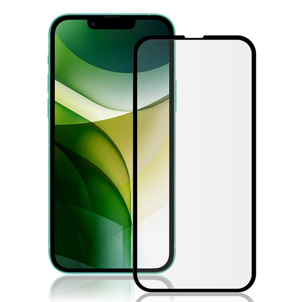 MOCOLO HD 9H Full Screen Coverage Silk Print Tempered Glass Full Glue Protector for iPhone 13 Pro Max / 14 Plus