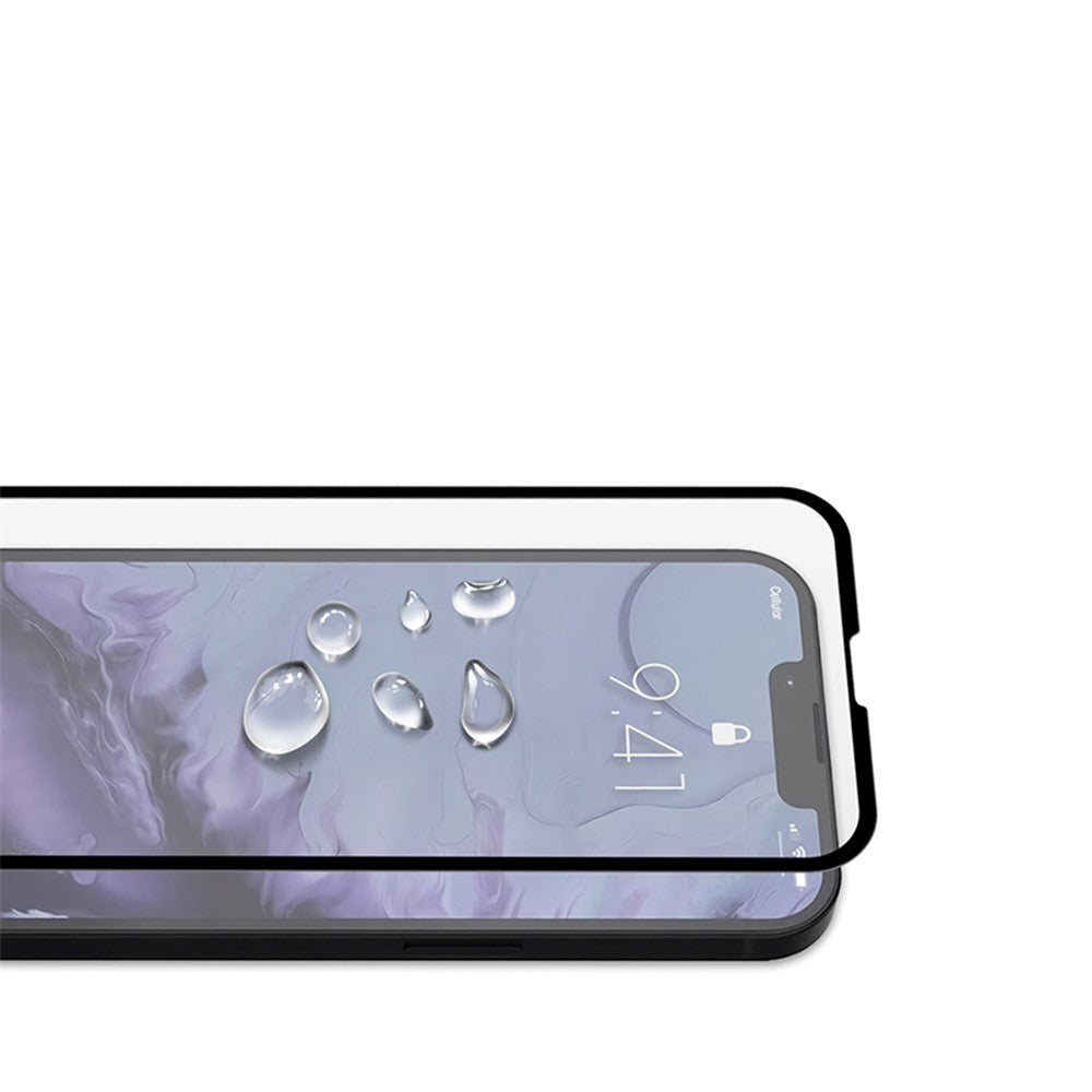 MOCOLO HD 9H Full Screen Coverage Silk Print Tempered Glass Full Glue Protector for iPhone 13 Pro Max / 14 Plus