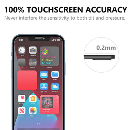 For iPhone 13 Pro Max / 14 Plus Tempered Glass Screen Protector HD Clear 2.5D Anti-Scratch Bubble Free Case Friendly Film
