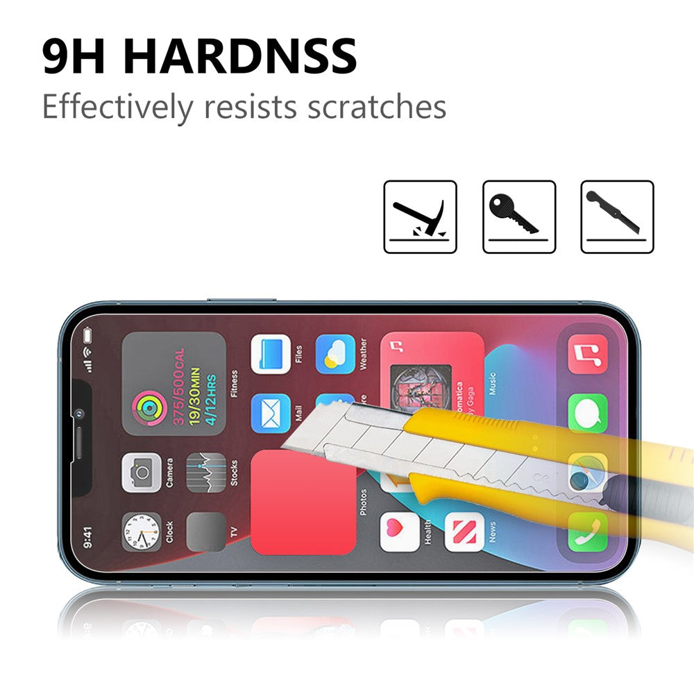2PCS 9H 2.5D Tempered Glass Screen Protector for iPhone 13 Pro Max / 14 Plus