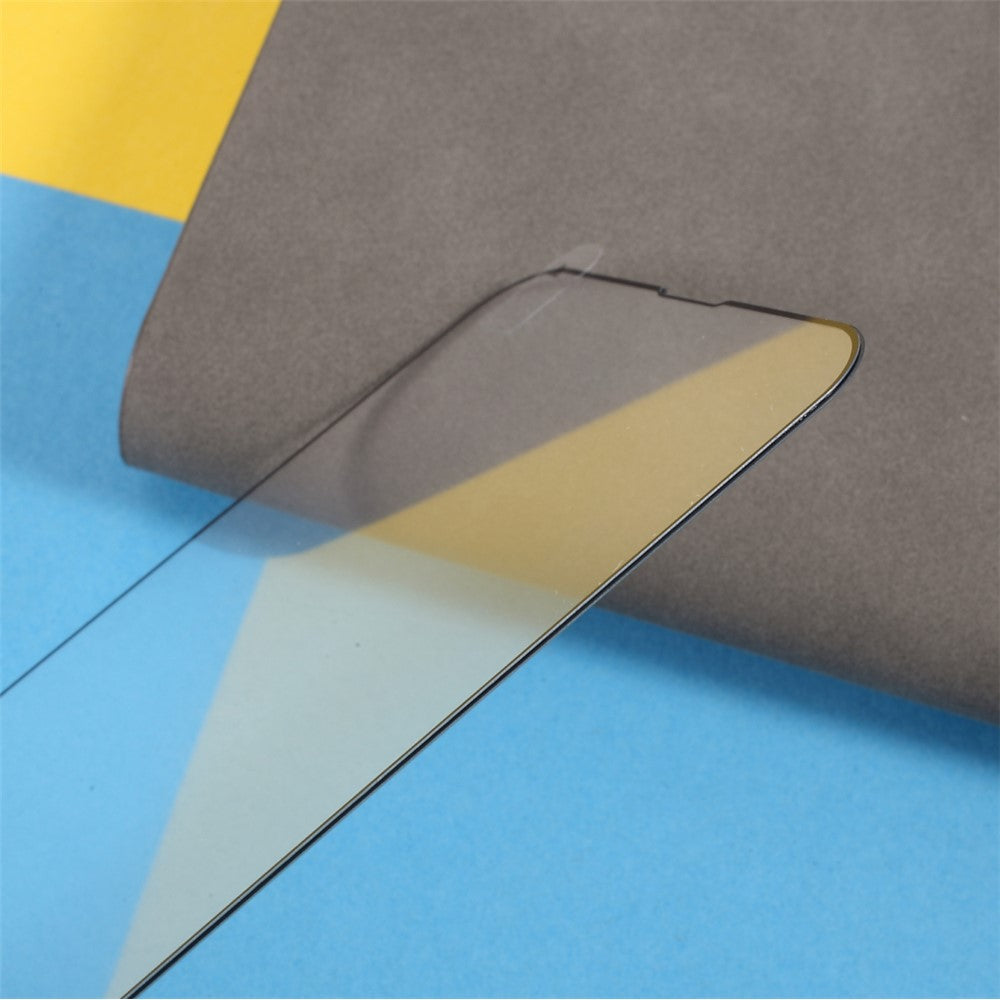 For iPhone 13 Pro Max / 14 Plus Anti-explosion Silk Printing Full Glue Full Screen Tempered Glass Protector Film