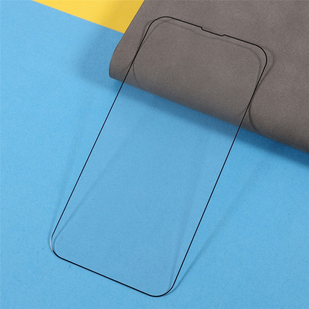For iPhone 13 / 13 Pro / 14 Anti-Scratch  Screen Protector Full Covering Full Glue Silk Printing Tempered Glass Film